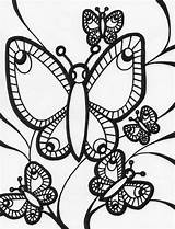 Mariposas Infantiles Borboleta Pintarcolorir Gratistodo sketch template