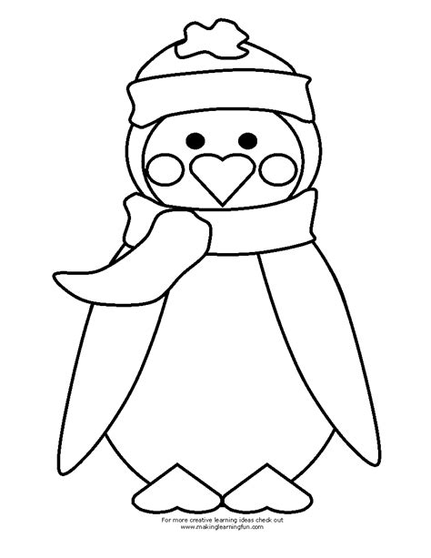 template penguin coloring penguin coloring pages coloring pages