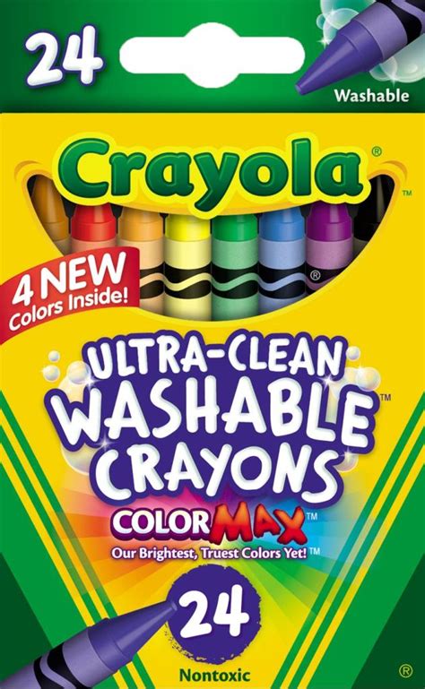 amazoncom crayola washable crayons  count   toys games