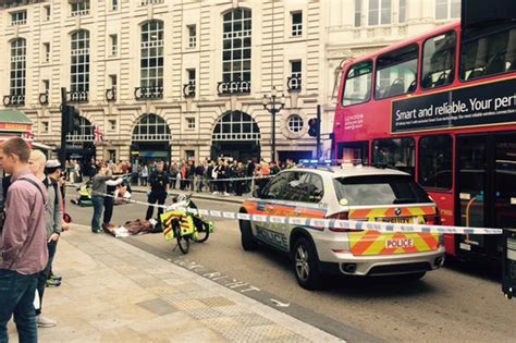 Piccadilly Circus Crash Female Pedestrian Hit By Moped In Rush Hour