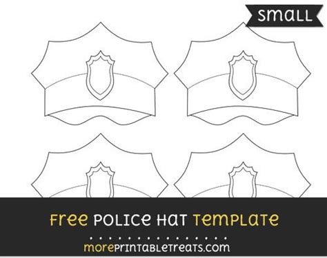 police hat template small police hat hat template