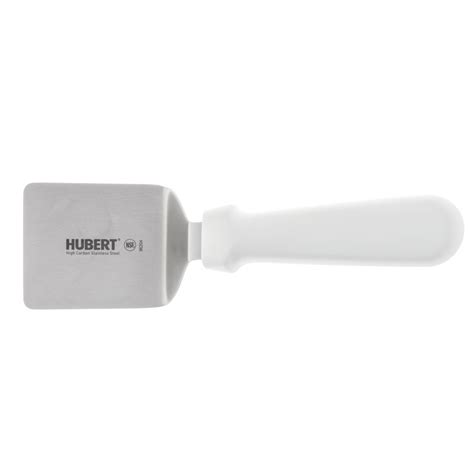 hubert stainless steel mini turner  white polypropylene handle   blade