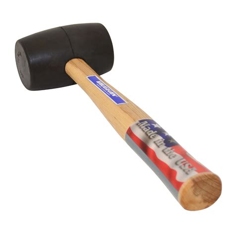 rmb black solid rubber mallet