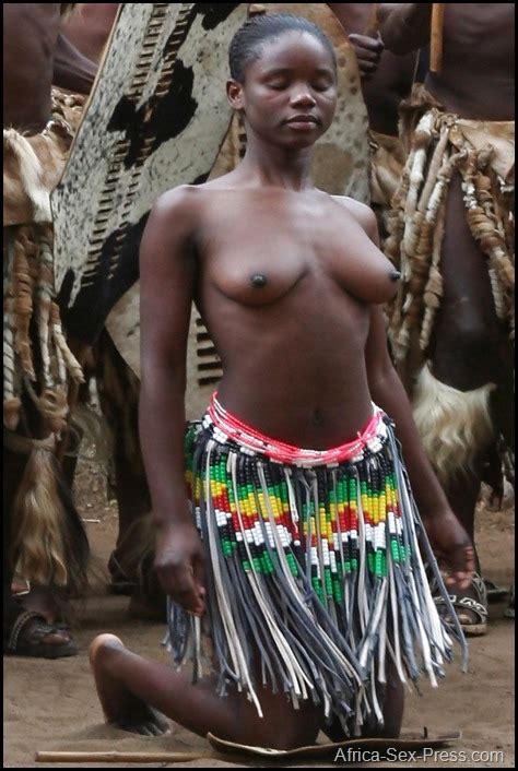 tribal teen with hard nipples at the african village africa sex press