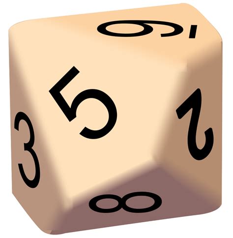 sided dice vector  getdrawings