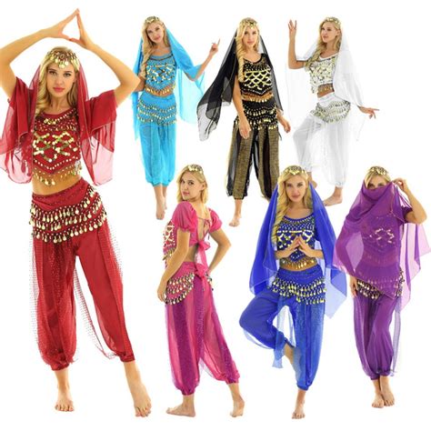 women belly dance halloween carnival india dance costume outfit
