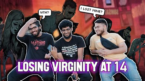 virgins react to losing my virginity at 13 no more v card youtube
