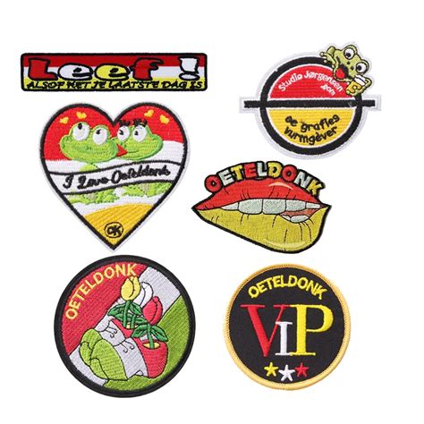 zotoone oeteldonk patches lot iron  patches  clothing diy frog iron ons badge accessories