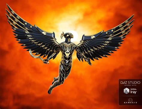 Sky Gods Horus For Genesis 3 Male S 3d Models For Poser
