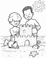 Sandcastle Preschool sketch template
