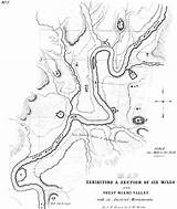 Map Valley Ohio Mounds Hopewell Miami Great Earthworks Mound Adena Earthwork sketch template