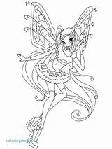 Winx Club Coloring Pages Bloom Bloomix Printable Getcolorings Flora Colo sketch template