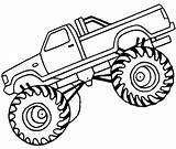 Coloring Monster Truck Pages Printable Print Online sketch template