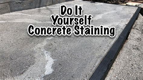 concrete staining youtube