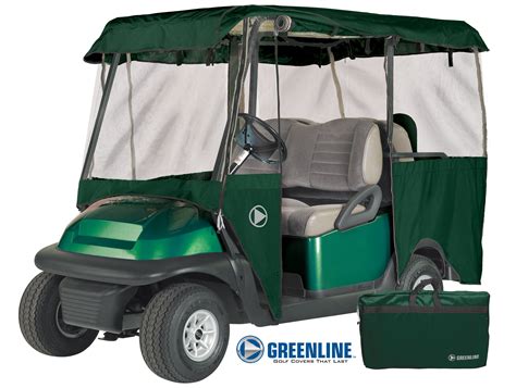 passenger drivable golf cart weather enclosure green  golf cart golf cart covers golf