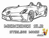 Coloring Pages Cars Car Mercedes Mclaren Fast Kids Cool Slr Color Print Boys Super Book sketch template