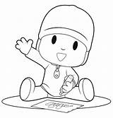 Pocoyo Coloring Pages Printable Kids sketch template