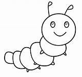 Caterpillar Clipart Coloring Pages Outline Drawing Hungry Template Color Board Animal Panda Printable Butterfly Choose Kids Catepillar Use Websites Presentations sketch template