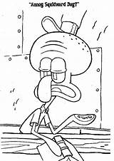 Squidward Spongebob Coloring Lula Molusco Calamardo Colorear Colorare Squiddi Disegni Tentacles Thaddäus Tentacolo Esponja Ausmalen Plankton Squarepants Drucken Animados sketch template