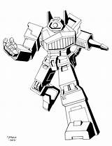 Shockwave Transformers Coloring G1 Clipart Deviantart Pages Clipground sketch template