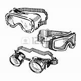 Goggles Anteojos Getdrawings Glasses Muchacho Lasers sketch template