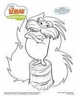 Lorax Coloring Pages Clipart sketch template