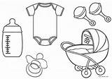 Pacifier Babyparty Cool2bkids sketch template