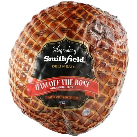 smithfield legendary deli meats   bone ham deli sliced walmartcom