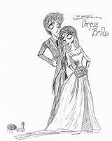 Coloring Tim Burton Corpse Bride Pages Deviantart Sketches Alice Halloween Books Amazon Adult Popular Favourites Add sketch template
