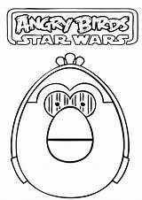 Angry Birds Wars Star Coloring Printable C3po Pages Characters Ecoloringpage Kids Rovio Hit Game sketch template