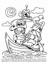 Garfield Pages Coloring Odie Cartoon Pirate Choose Board sketch template
