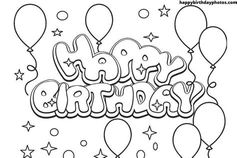 happybirthdaycoloringpages happy birthday coloring pages birthday