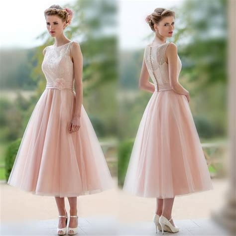 2016 fall new nude pink lace tulle bridesmaid dresses a