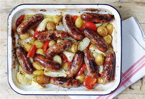 roasted sausage and potato supper by mary berry recipe