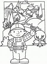 Bob Builder Coloring Printable Pages Kids Print Getdrawings Getcolorings Comments sketch template