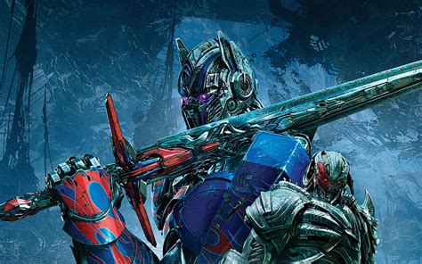 optimus prime transformers   knight   optimus prime sword hd