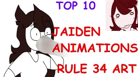 top 10 jaiden animations rule 34 artworks youtube