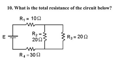 solved    total resistance   circuit  cheggcom