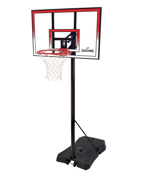 spalding ratchet lift  polycarbonate portable basketball hoop ebay