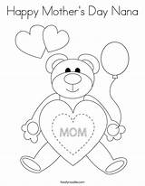 Nana Nan Mommy Twistynoodle Tracing Twisty Mommys Cursive sketch template