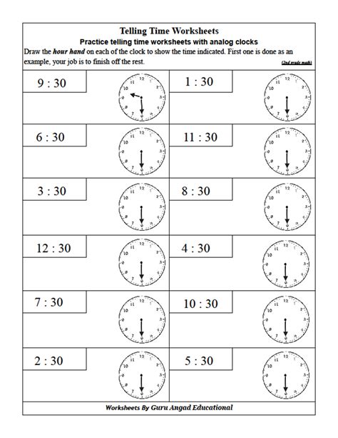 telling time worksheets       solve time