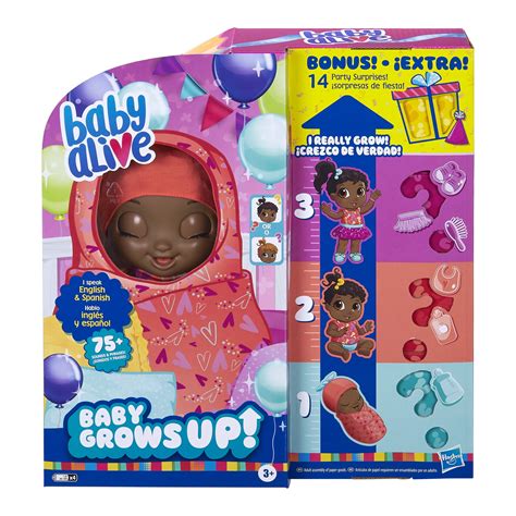 baby alive baby grows  walmart exclusive  growing doll toy