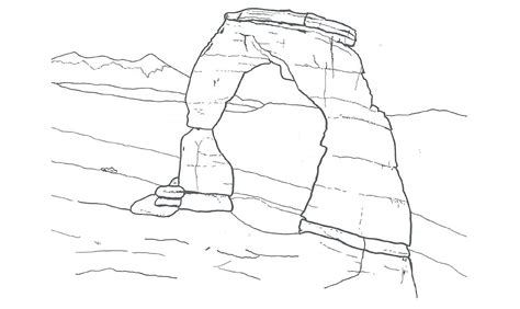 arches national park coloring pages coloring pages