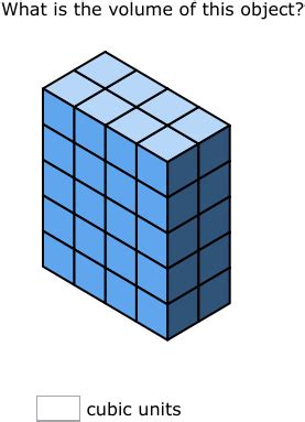 ixl volume  figures   unit cubes grade  maths practice