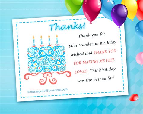 thank you message for birthday wishes on facebook