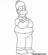 Simpson Homer Coloring Simpsons Printable Pages Kids Relaxed Cartoon Login Coloriage  Drawings Svg Print Visit sketch template