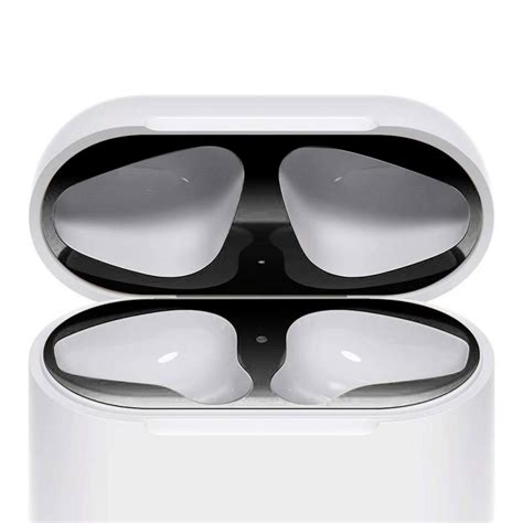 metal dust guard  apple airpods case shell skin dust guard  airpods protection sticker