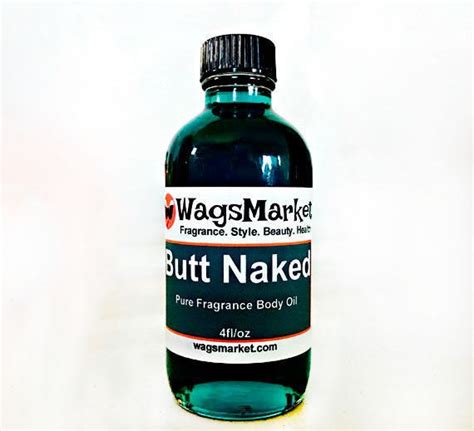 butt naked fragrance body oil roll on bottle 1 3oz 1oz