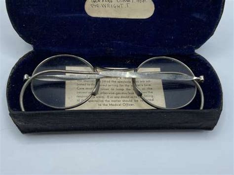 ww2 british army respirator glasses issued to dorset reg pte wright