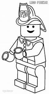 Coloring Fireman Pages Lego Cool2bkids Printable sketch template